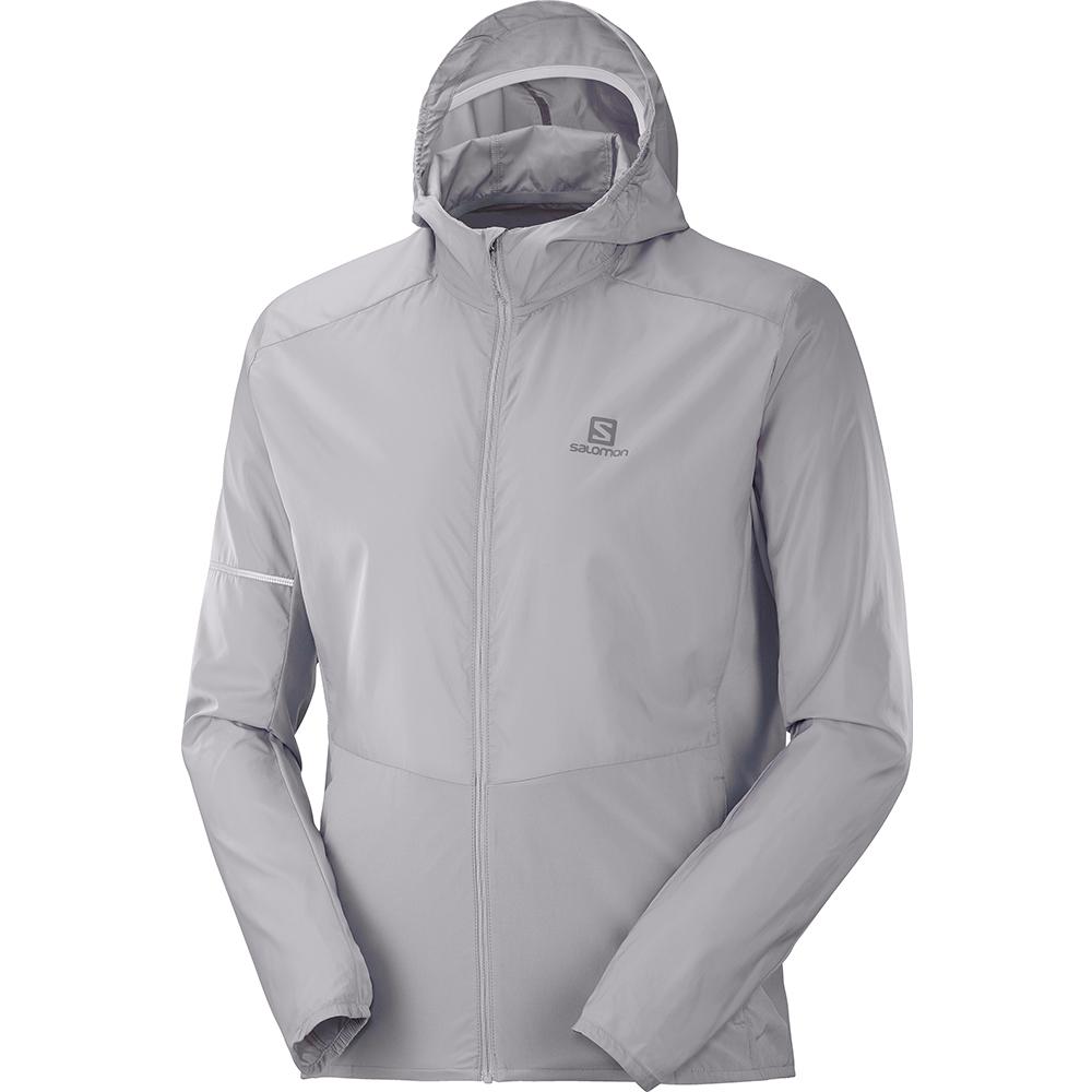 SALOMON AGILE FZ M Philippines - Men's Jackets - Grey | 742915-LZT